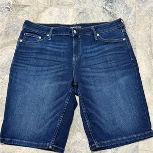 Calvin Klein Jeans Dark Blue Women's Jean Shorts